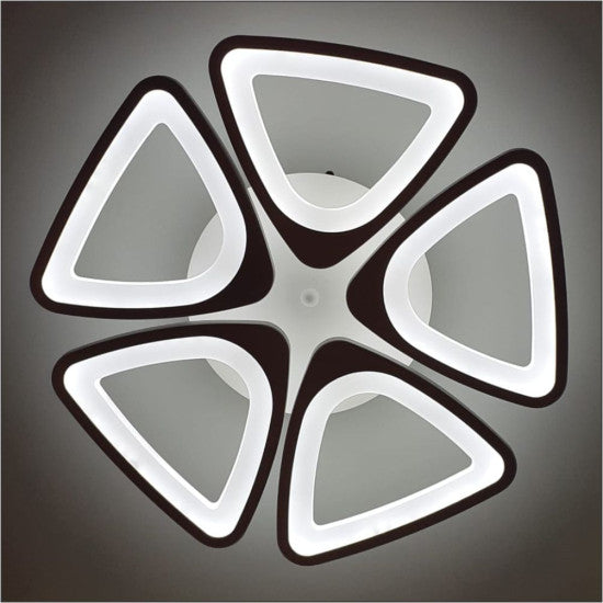 Lustra LED 80W, 5 Brate, Dimabila, 3000-6000K