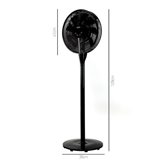 Ventilator de Podea BOHM BY2316, 16", 25W, 8 Viteze, Telecomanda, Timer 12h