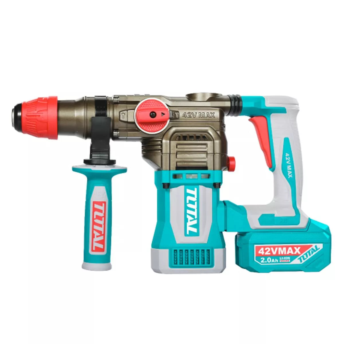 Ciocan rotopercutor TOTAL 42V, 28 mm, 4.5 J