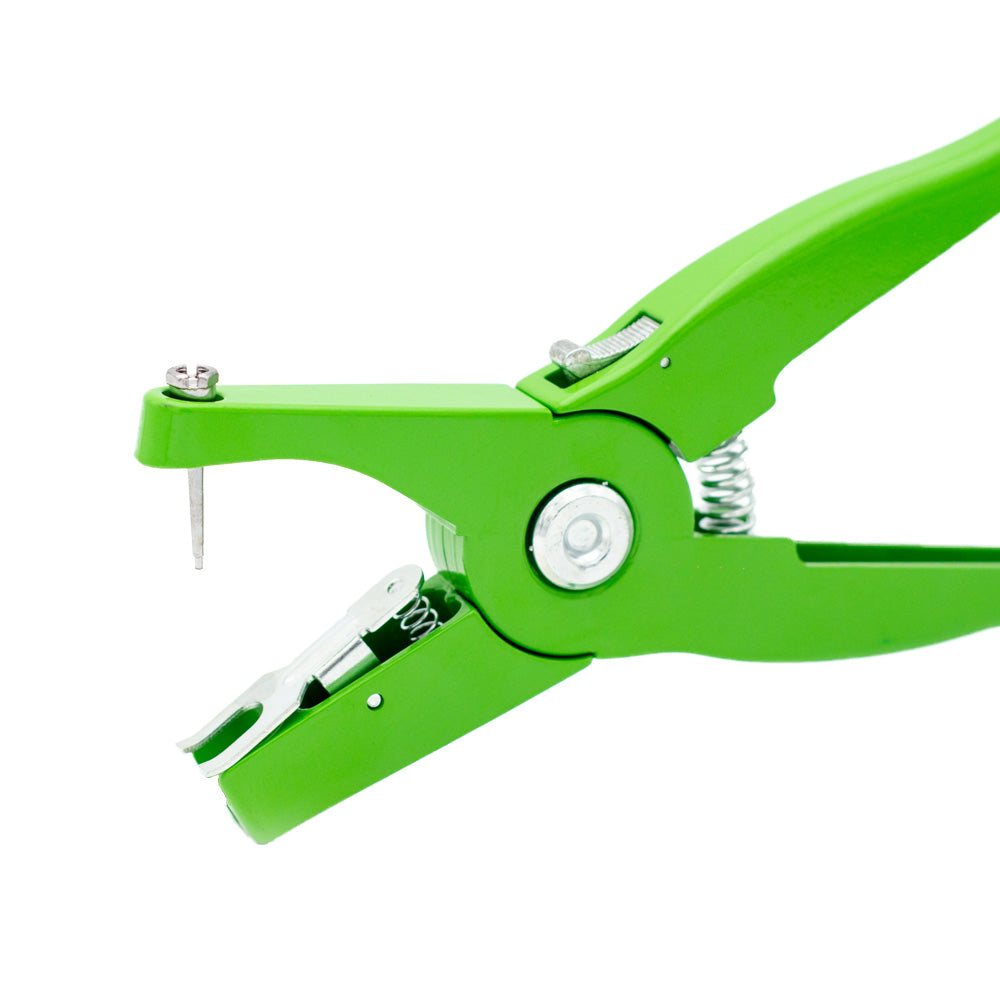Cleste crotaliere PROFESIONAL aluminiu verde, animale ferme