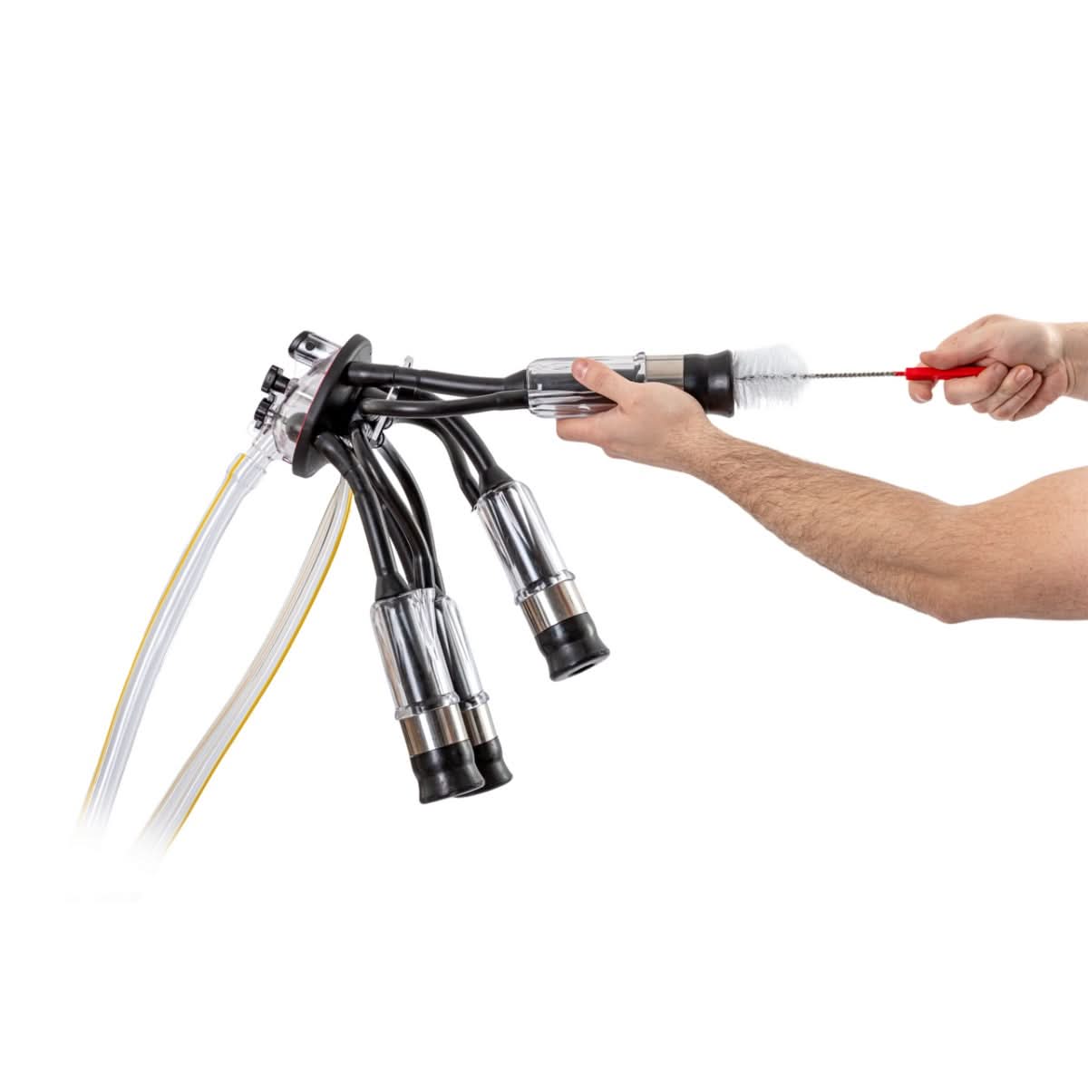 Perie curatare interior mansoane de muls 52 cm, diametru 1.5-5.5 cm