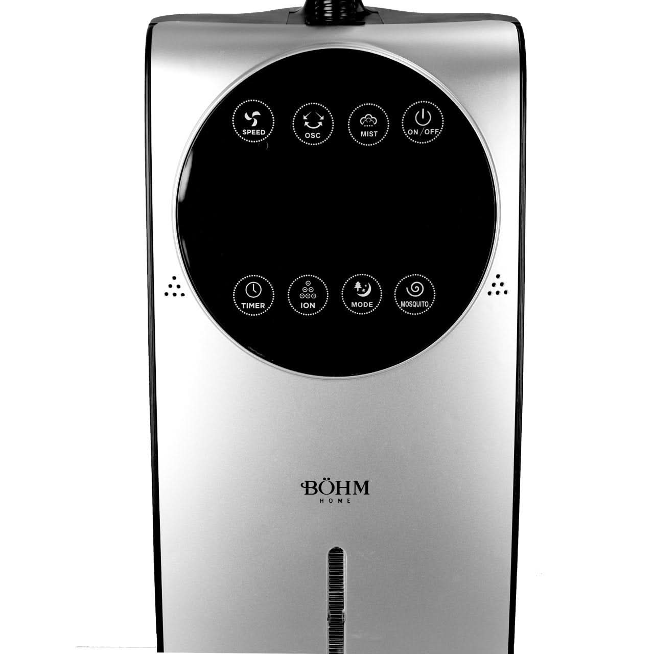 Ventilator cu pulverizare apa Bohm Home BSP40-ED, 16 inch, 75W, rezervor 3.1L, telecomanda, anti-tantari, aromaterapie
