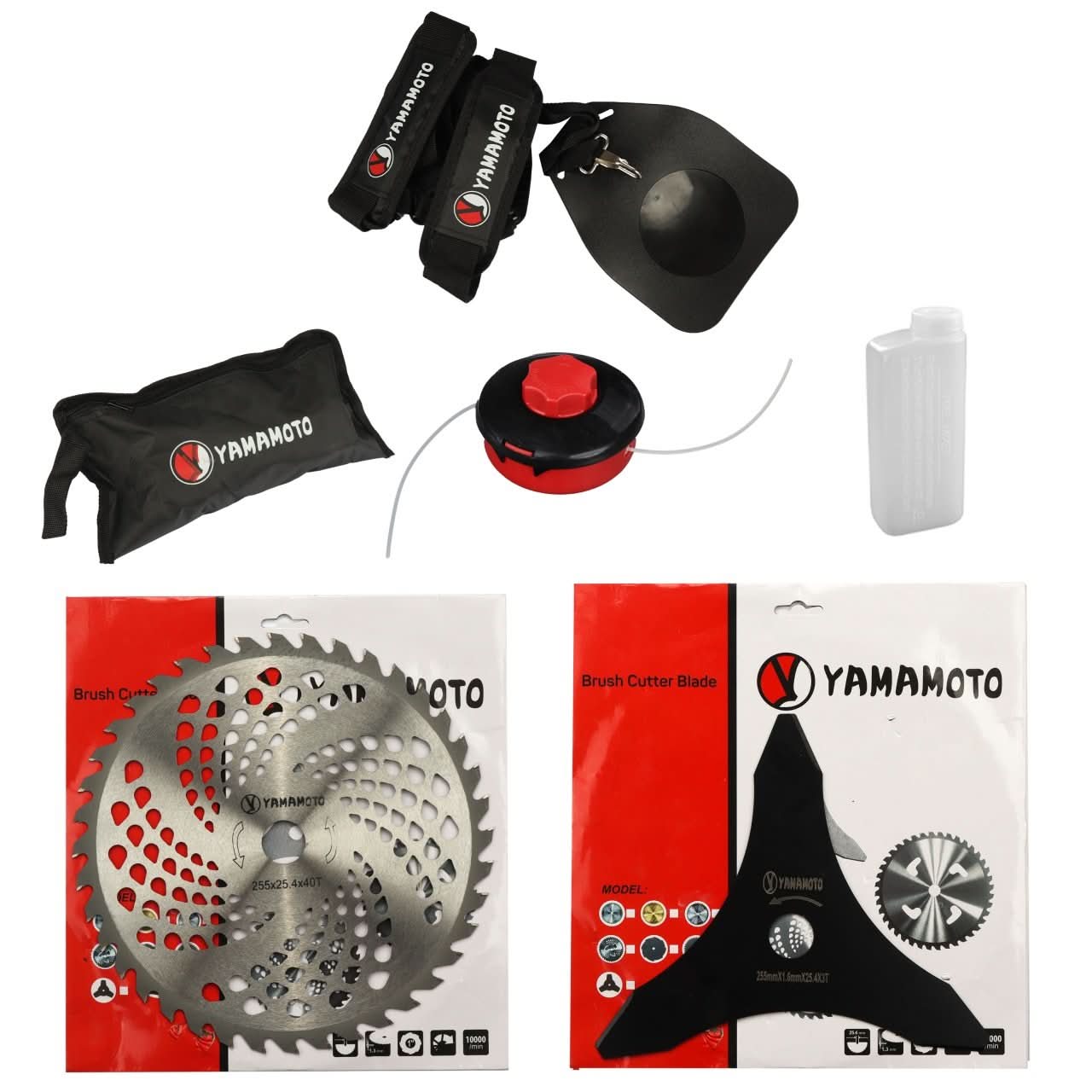 Motocoasa pe benzina Yamamoto YM-5600, 5.6CP, 52CC, 2 timpi, 10000 rpm, model 2025