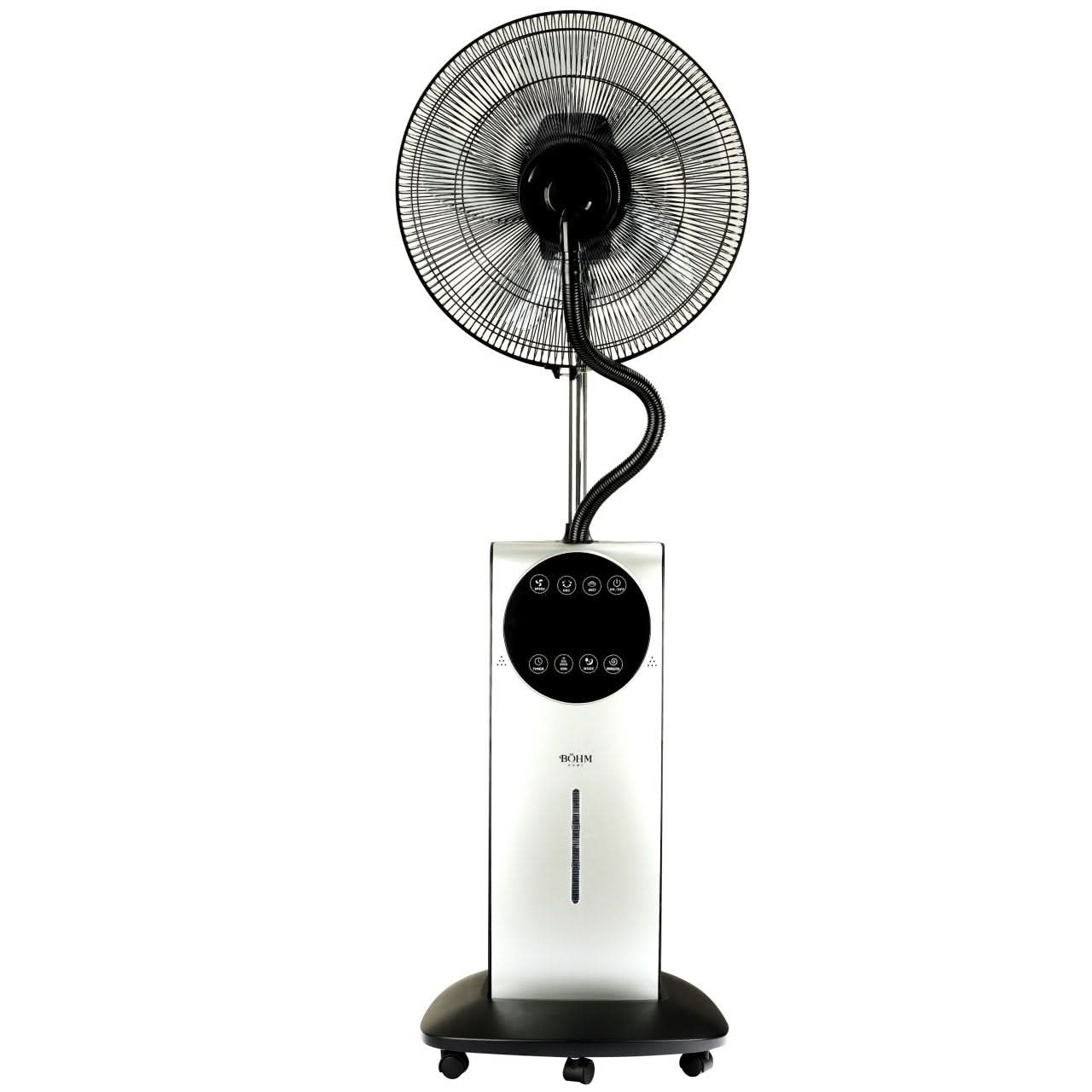 Ventilator cu pulverizare apa Bohm Home BSP40-ED, 16 inch, 75W, rezervor 3.1L, telecomanda, anti-tantari, aromaterapie