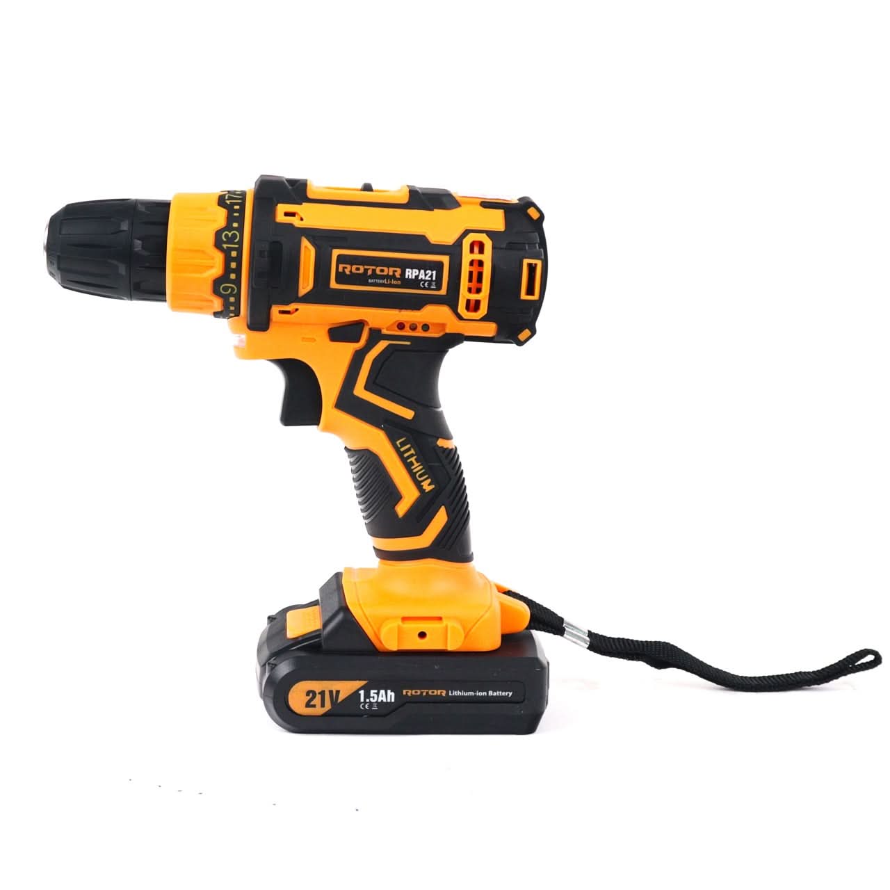 Autofiletanta ROTOR RPA21, 21V, 30Nm, 2 acumulatori 1.5Ah, mandrina 0.8-10 mm