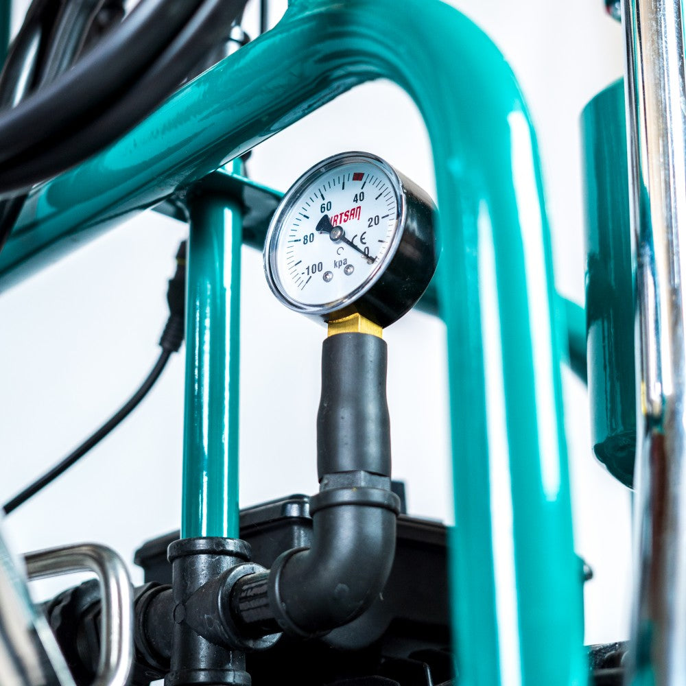 Aparat de muls vaci cu 2 posturi, 1 bidon inox 40 L, pulsator electronic, PROFESIONAL