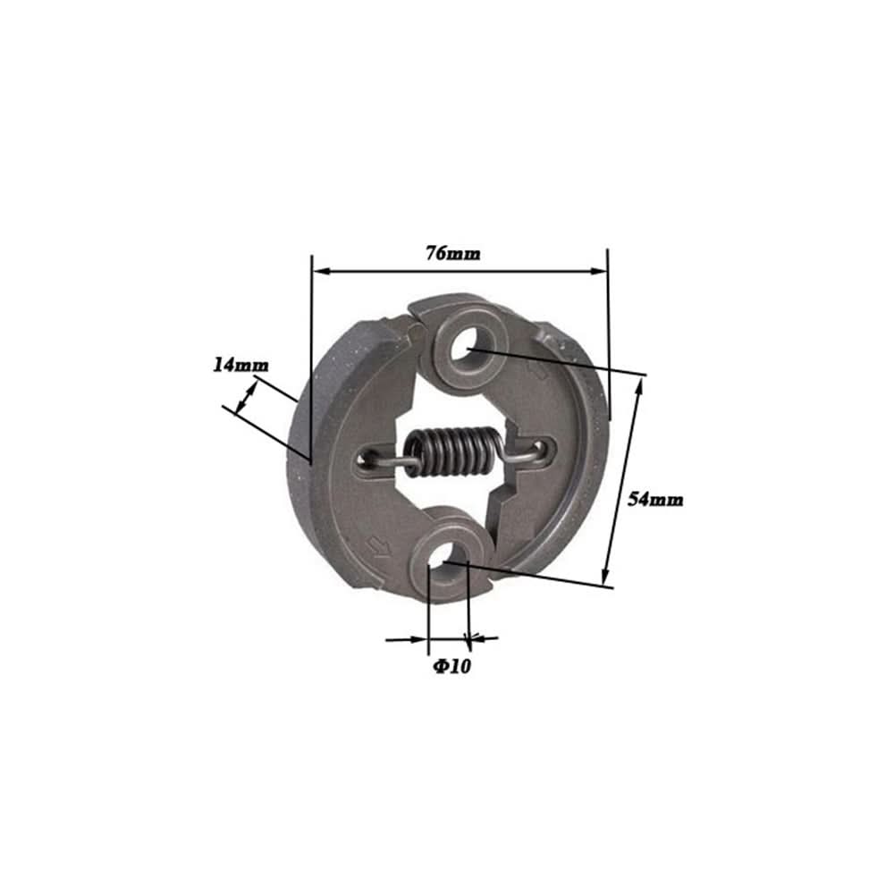 Saboti ambreiaj motocoasa chinezeasca - diametru 76 mm, grosime 14 mm, gaura 10 mm