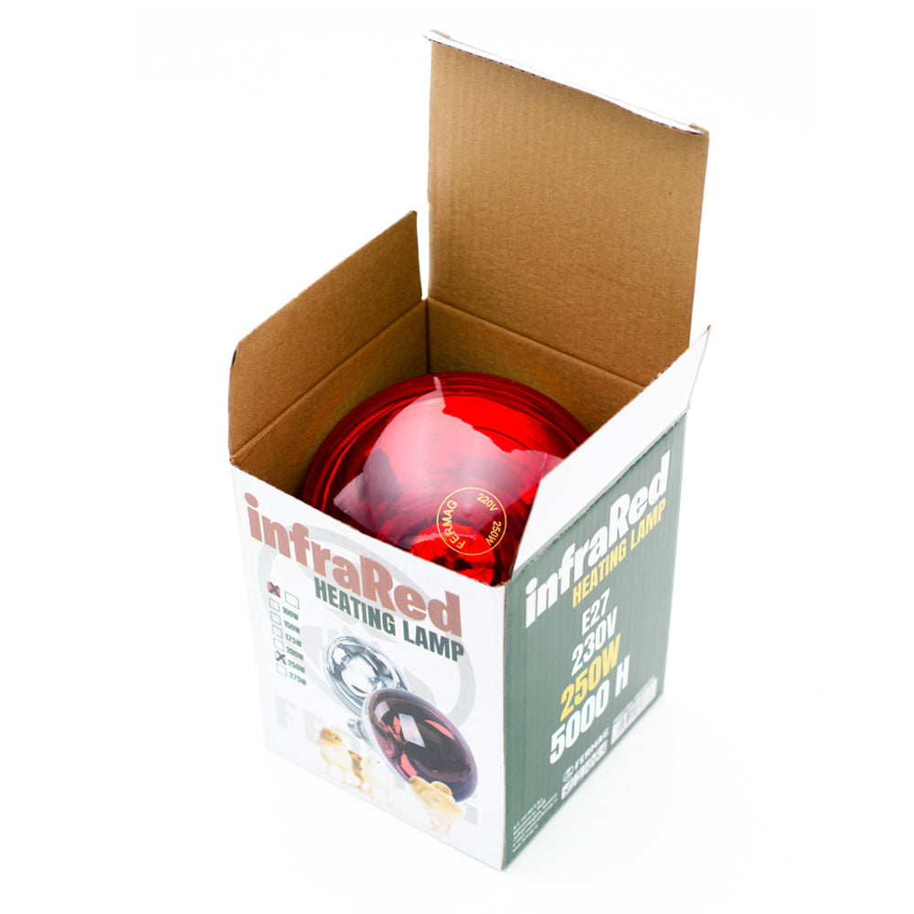 Bec infrarosu PROFESIONAL Fermag, 250 W, soclu E27