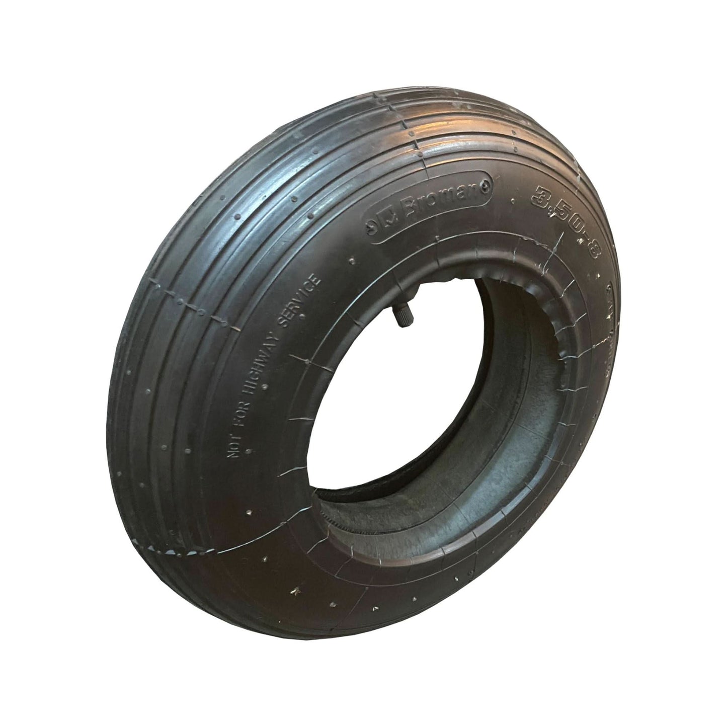 Set Cauciuc și Cameră Roabă 3.50-8 Broman