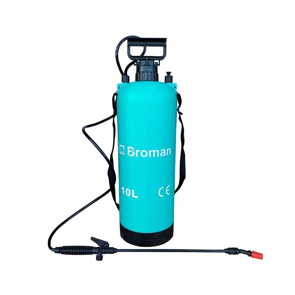 Pompa de stropit manuala Broman 10L, cu curea si tija de pulverizare