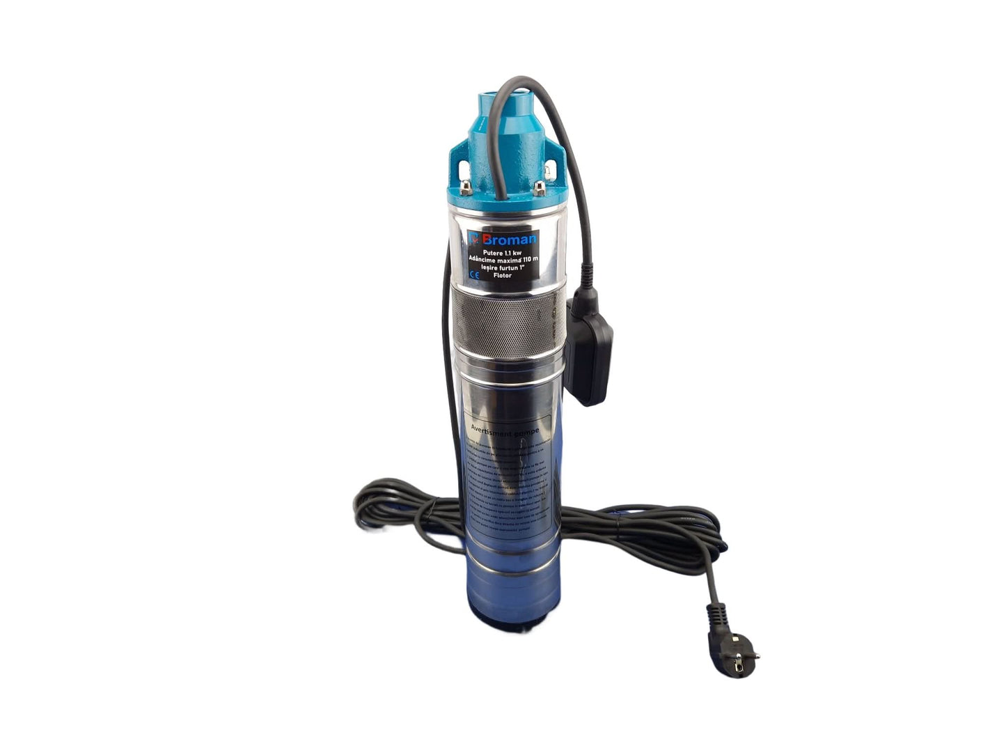 Pompa Submersibila Broman 1,1 kW, 110 m (Tun) cu Plutitor