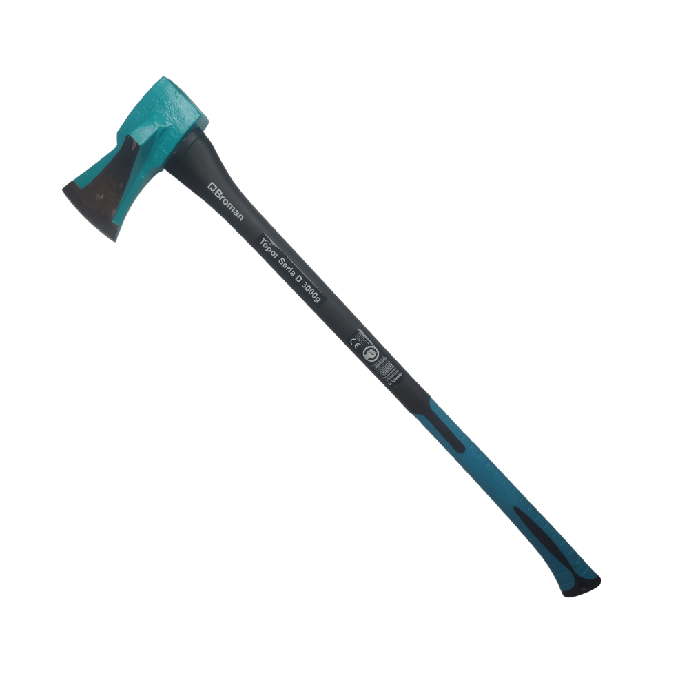 Topor Broman 3 kg, mâner fibră 73 cm, pentru crăpat lemn