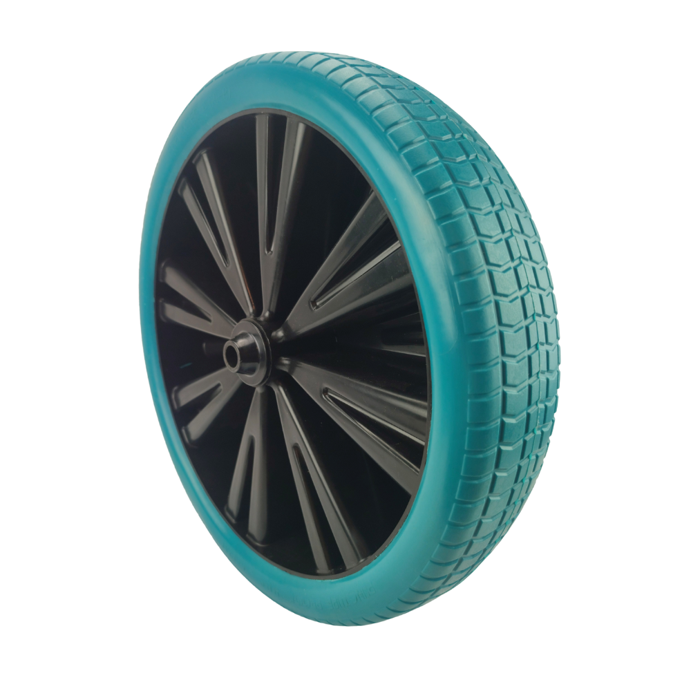 Roata Broman 400-8 Profi, spuma de inalta densitate, ax 14 mm