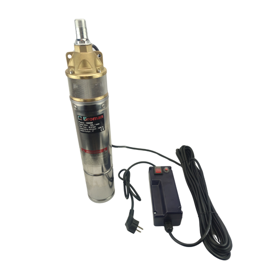 Pompa submersibila Broman SKM-100 BRM01826, 1500W, inclusa in kit
