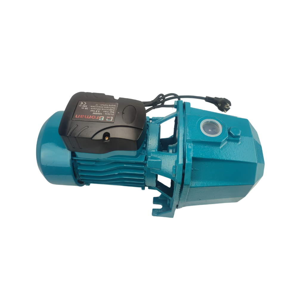Pompa apa Broman Jet ejector DP-255, 1000W, 3.8 bar, debit 60L/min, adancime 38m, refulare orizontala 380m