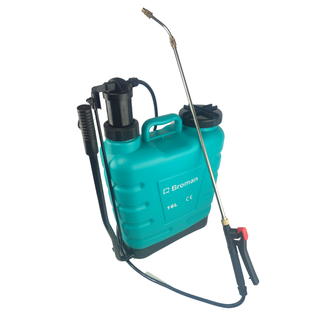 Pompa de stropit manuala Broman, 16L, plastic, pentru gradini, livezi, agricultura