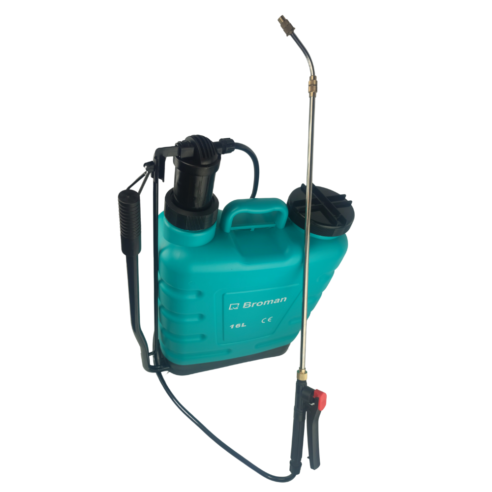 Pompa de stropit manuala Broman, 16L, plastic, pentru gradini, livezi, agricultura