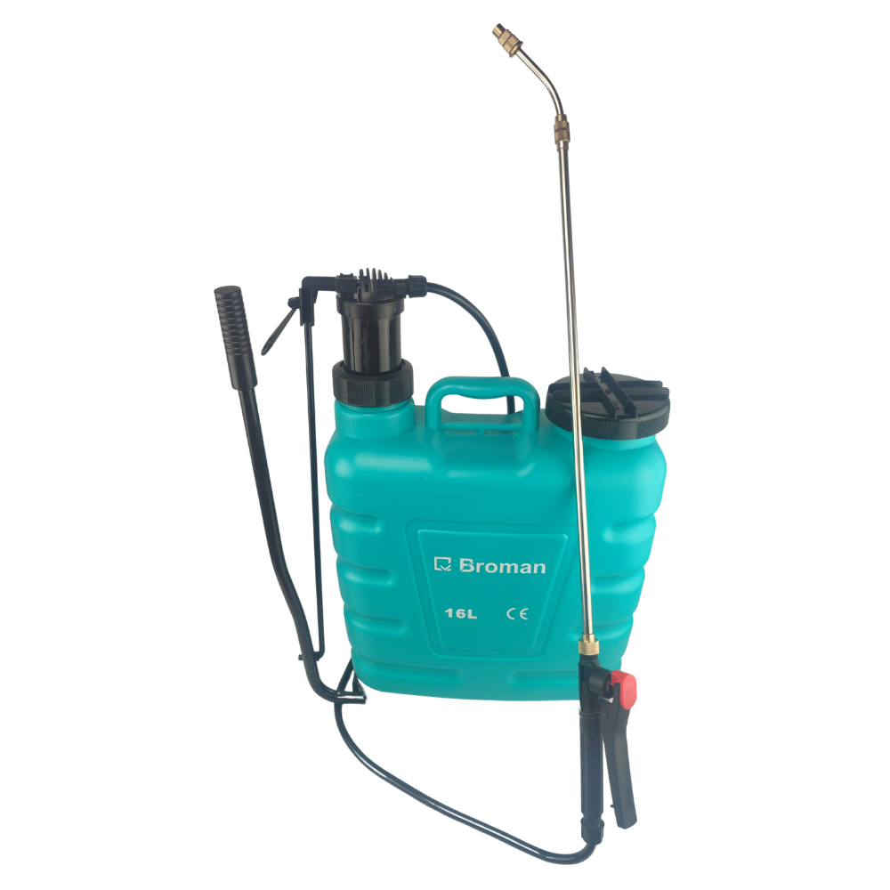 Pompa de stropit manuala Broman, 16L, plastic, pentru gradini, livezi, agricultura