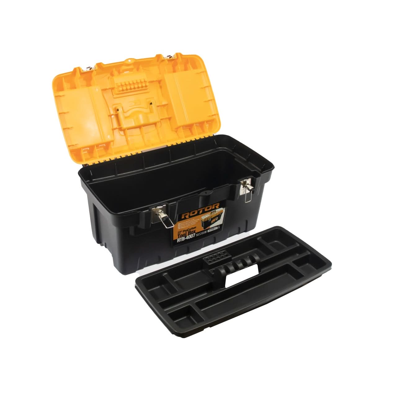 Trusa transport scule ROTOR RTB-4007, 53.87 litri, 570x315x300 mm