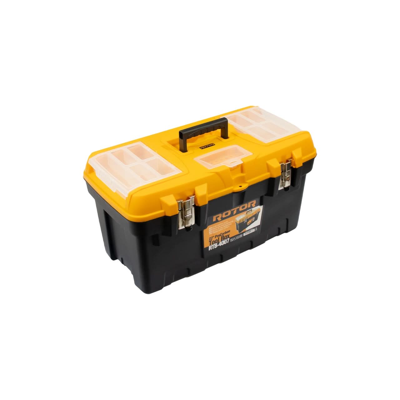 Trusa transport scule ROTOR RTB-4007, 53.87 litri, 570x315x300 mm