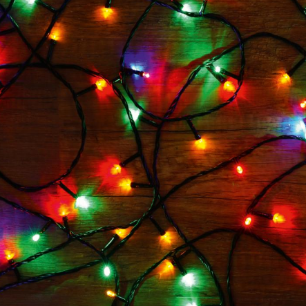 Ghirlanda luminoasa cu LED KII 100/M, 100 LED-uri, multicolor, 8 m, 230V