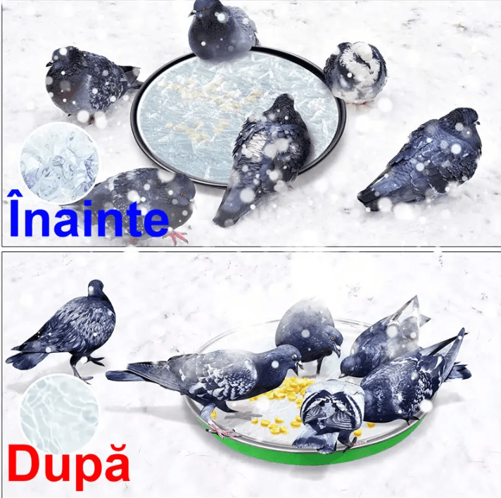 Incalzitor pentru adapatoare, diametru 26 cm, verde, Tehno Ms #241 - ZEP.RO - Ți-e la îndemână!