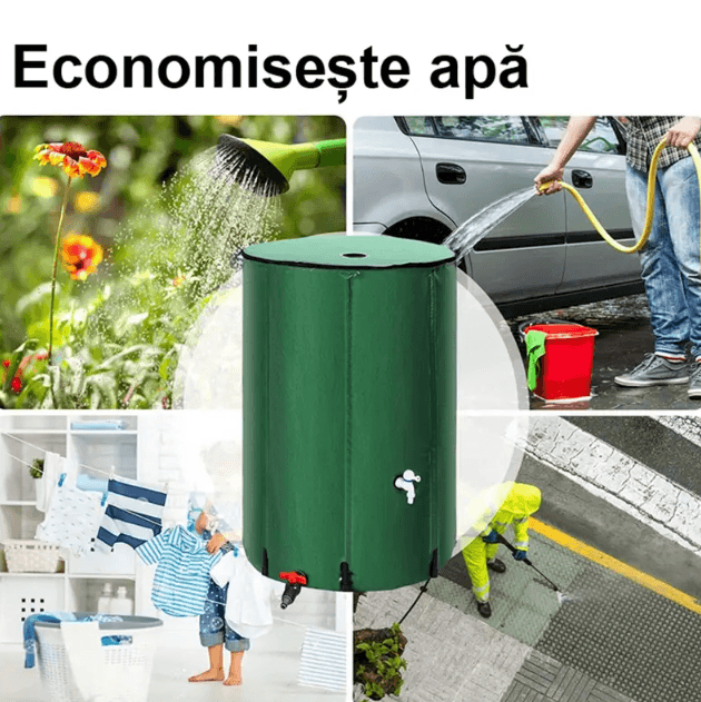 Rezervor de apa de ploaie, capacitate 380L, Tehno Ms #21204 - ZEP.RO - Ți-e la îndemână!