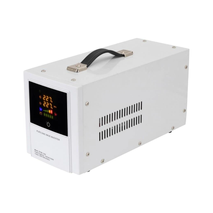 Invertor UPS 1000VA 700W cu functie stabilizator si incarcator acumulator, unda sinusoidala pura