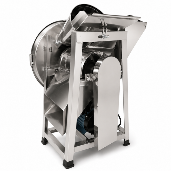 Razatoare si tocator electric furaje Brillo 2 in 1, 2.2kW, 2800 rpm, 300 kg/h, inox