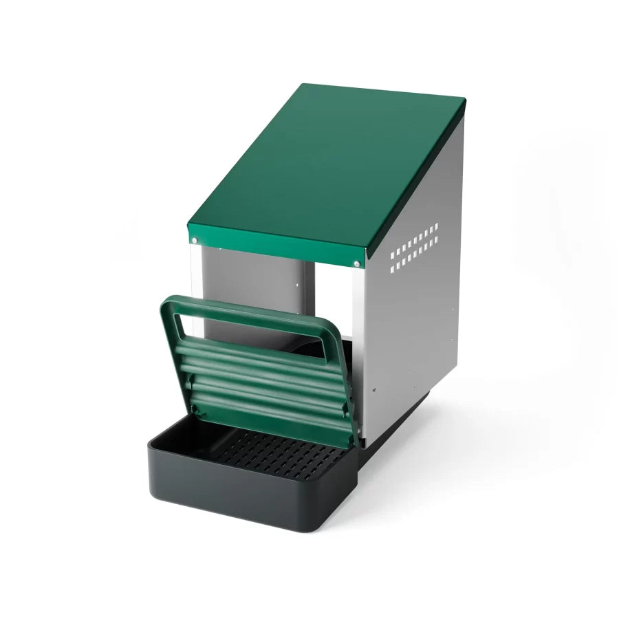 Cuibar pasari ZEP MG-01 PROFI, 1 compartiment, cu colector oua, metal galvanizat, tava plastic