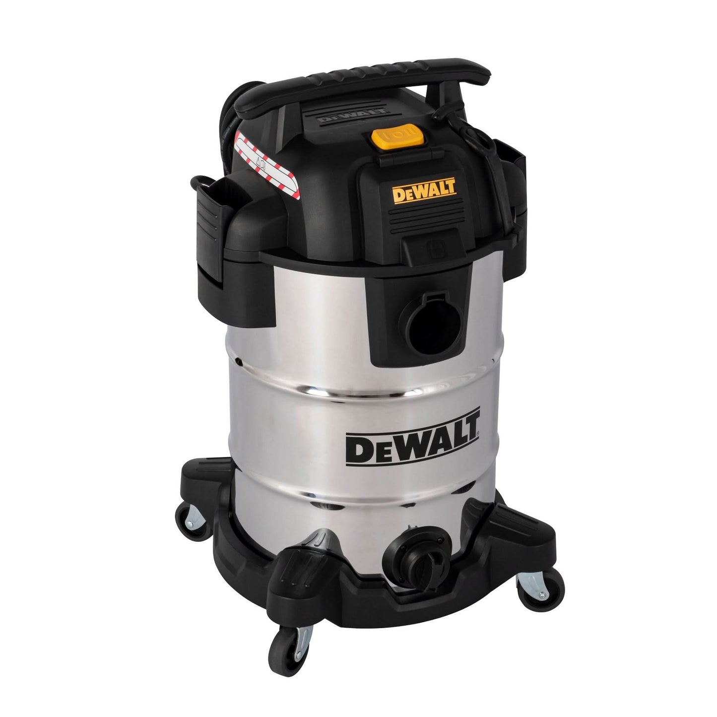 Aspirator Umed/Uscat DeWalt DXV30SAPTA, 30L, 1050W, Carcasa Inox, Conector 230V, Accesorii Incluse