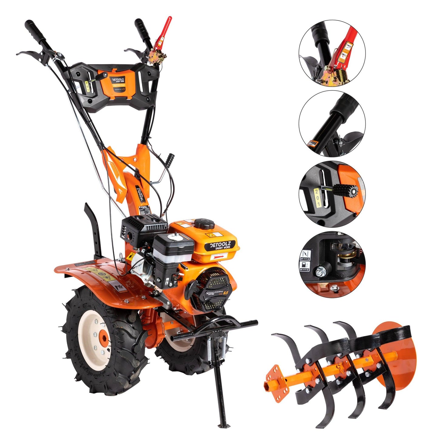 Motocultor 8.5CP, 212CC, 4T, viteze: 2 inainte+1 inapoi - ZEP.RO - Ți-e la îndemână!