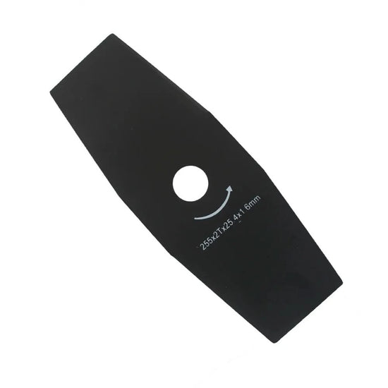 Cuțit 2 dinți pentru motocoasă, 355 x 25.4 x 1.6 mm