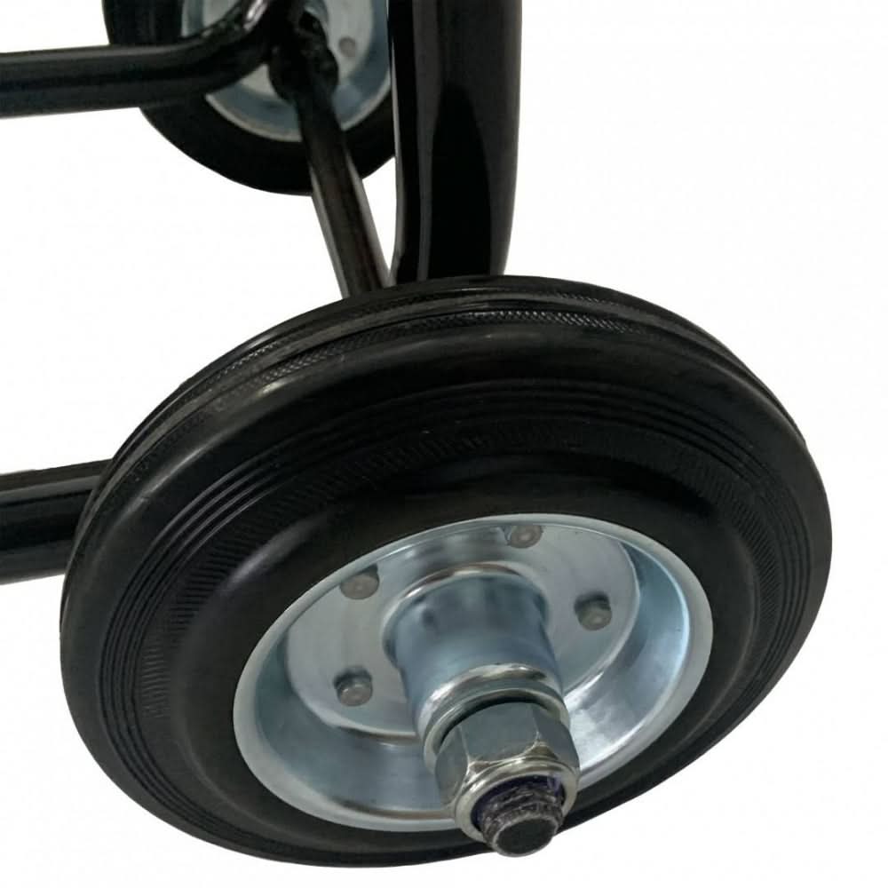 Carucior pentru transportat si depozitat lemne VivaTechnix VMD-1018, max. 40 kg, Negru