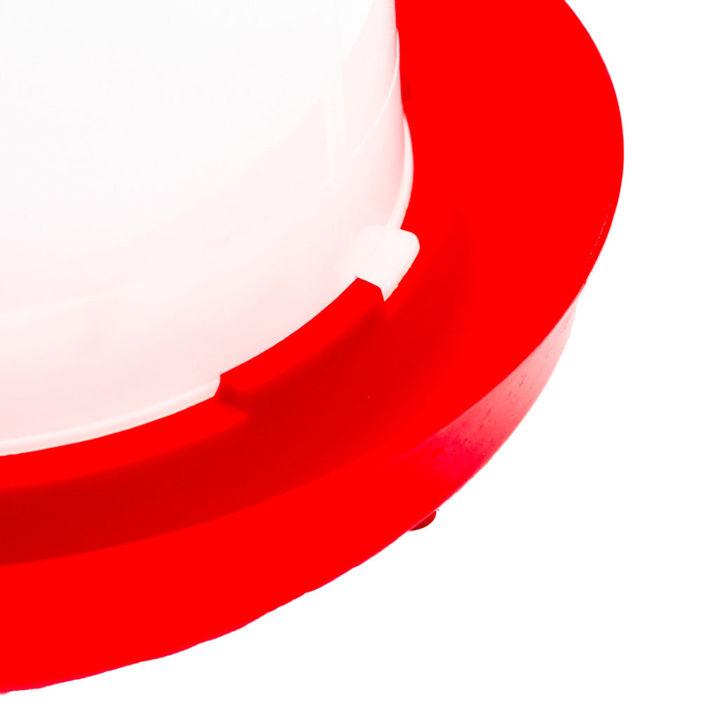 Adapatoare pasari tip clopot 4L, plastic alimentar, cu clipsuri, pentru pui si gaini