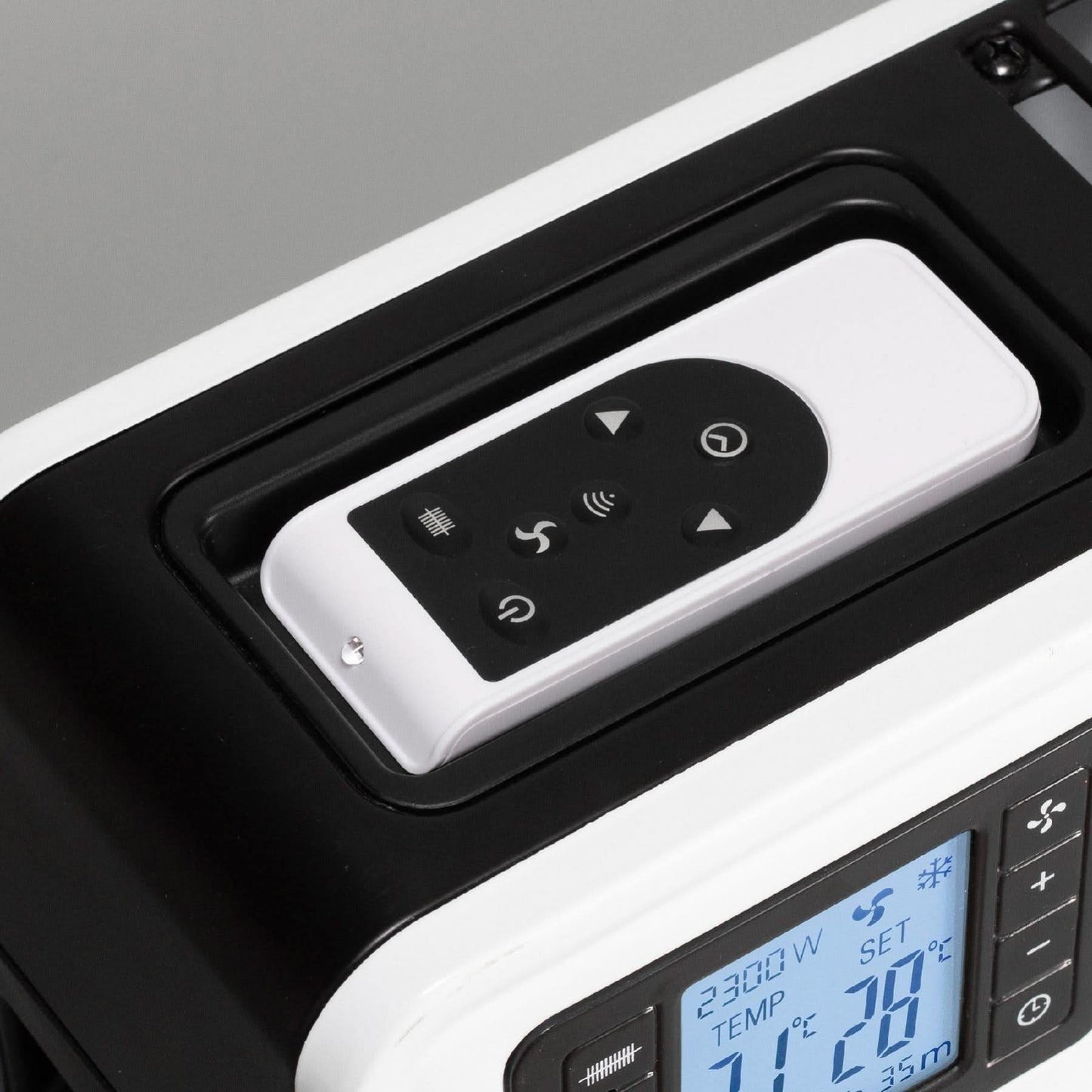 Convector electric Smart FK 350 WiFi, 2300W, 3 trepte, termostat digital, control prin aplicatie, telecomanda, cu turboventilator