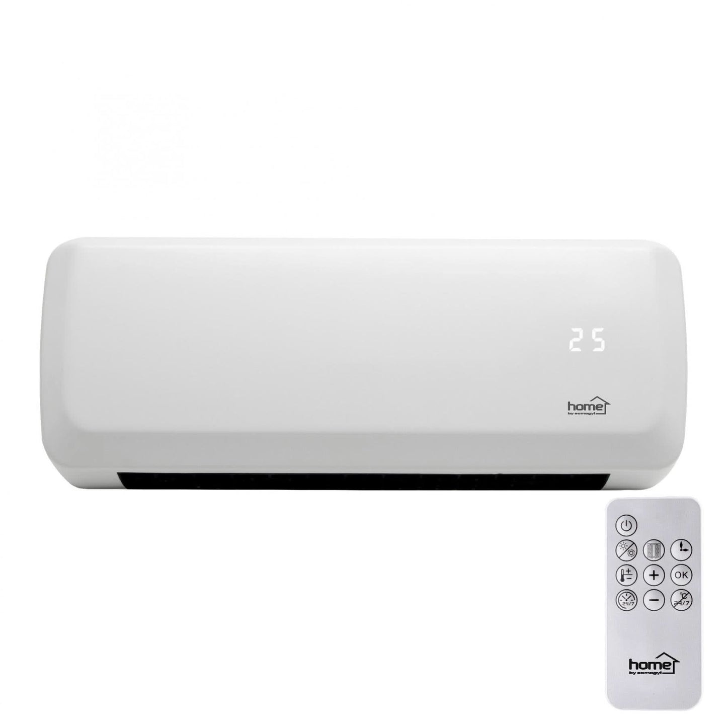 Radiator electric de perete cu ventilatie, FKF 42201, 2000W, PTC, telecomanda, termostat electronic, timer, program saptamanal