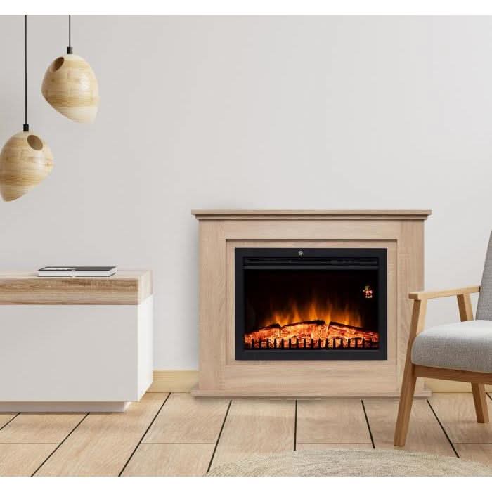 Cadru pentru Semineu Home Zep , 1000W, 96,5 x 76,5 x 27,5 cm, pal melaminat