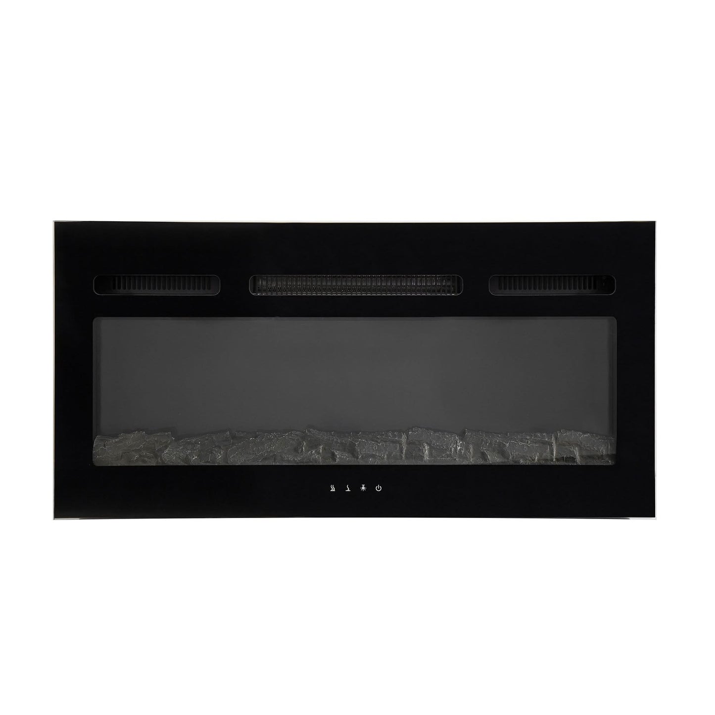 Semineu electric FKKI 05, 2000W, montaj pe perete sau incorporabil, flacara color personalizabila, termostat electronic, program saptamanal, telecomanda, protectie supraincalzire