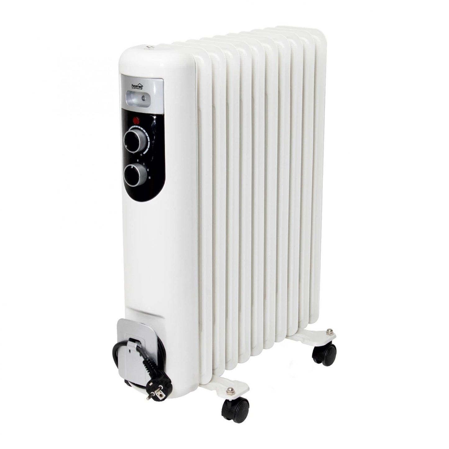 Radiator cu ulei FKOS 11 M, 2000W, 11 elemente, 3 trepte de incalzire, termostat reglabil, protectie supraincalzire si rasturnare, roti si maner pentru transport