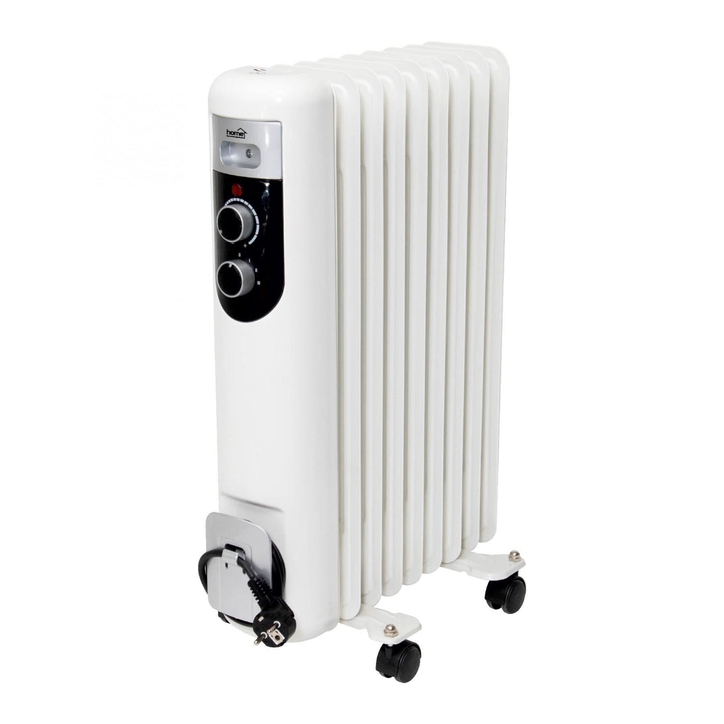 Radiator cu ulei 2000W, 9 elementi, 3 trepte de incalzire, termostat reglabil, FKOS 9 M
