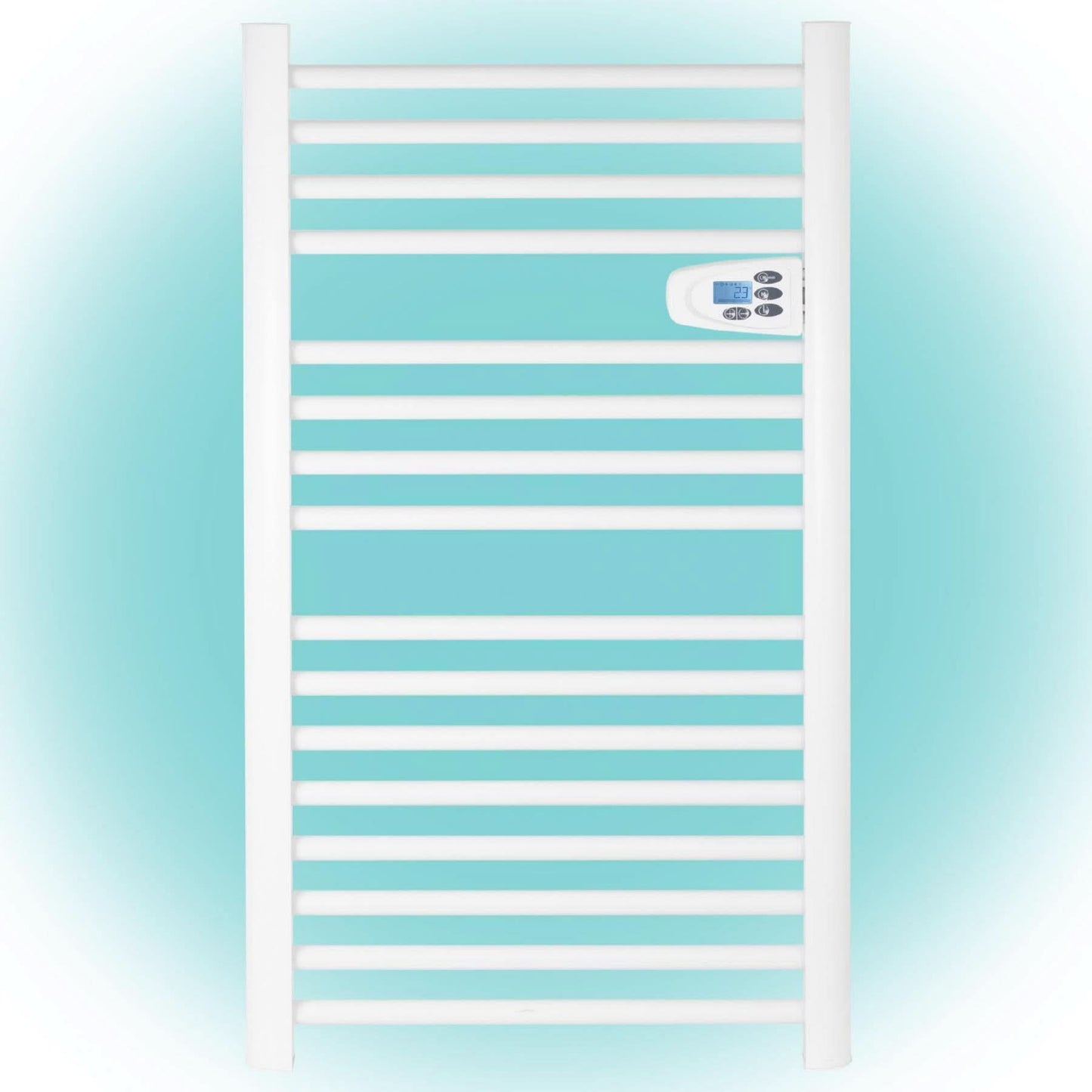 Uscator electric prosoape baie Home FKTW 501, 500W, panou LCD, programare saptamanala, montaj perete, alb