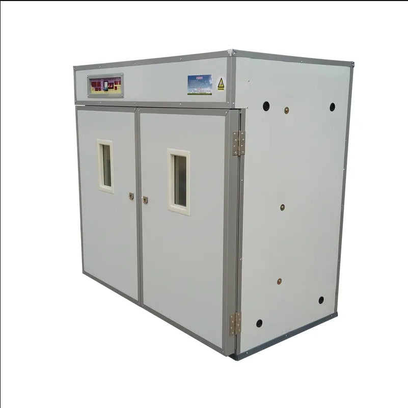 Incubator industrial automat ZEP 1584 pentru oua, capacitate foarte mare, control digital, intoarcere automata, ovoscop integrat
