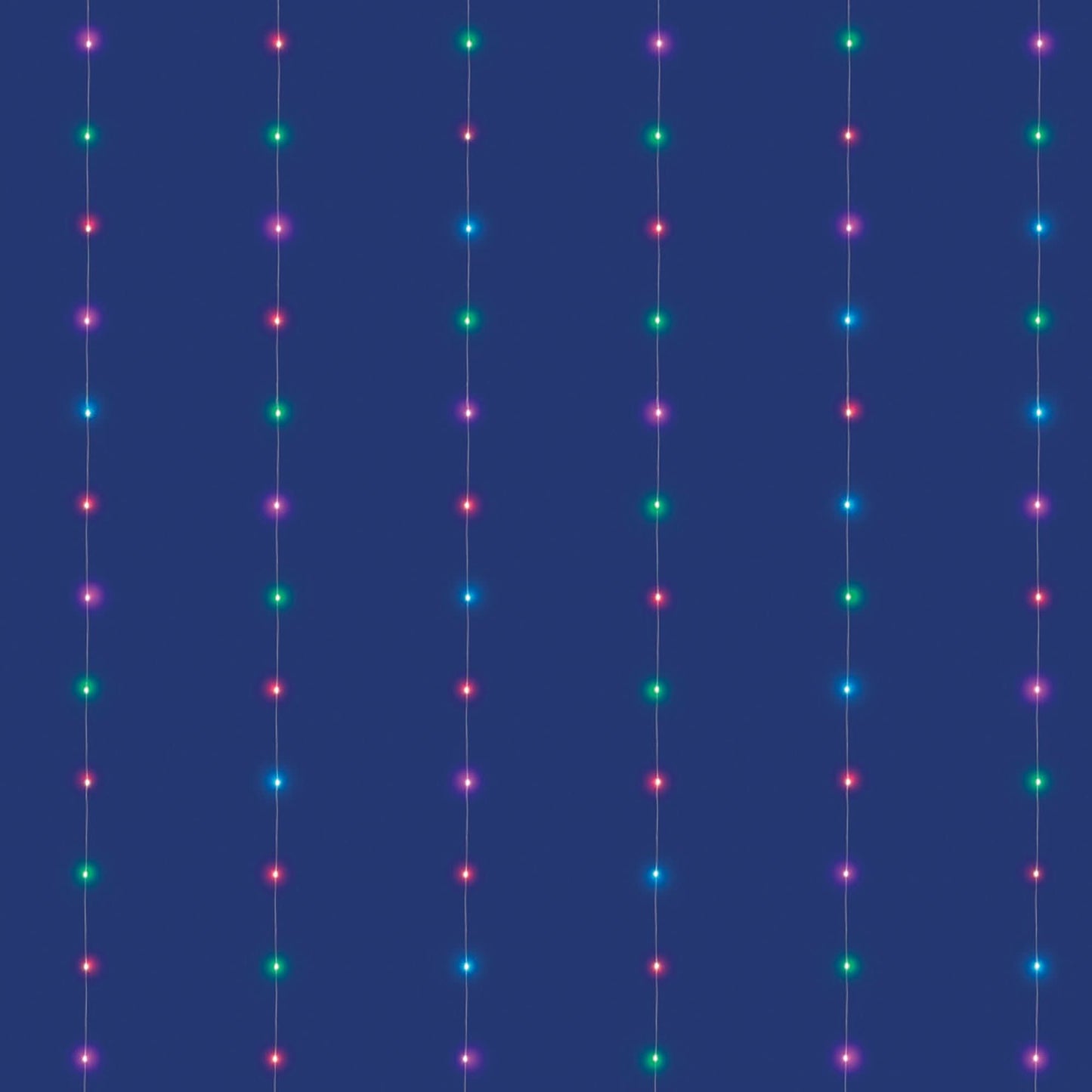 Perdea de lumini 120 LED-uri micro Smart Home Zep, 2x2m, multicolora, control din aplicatie