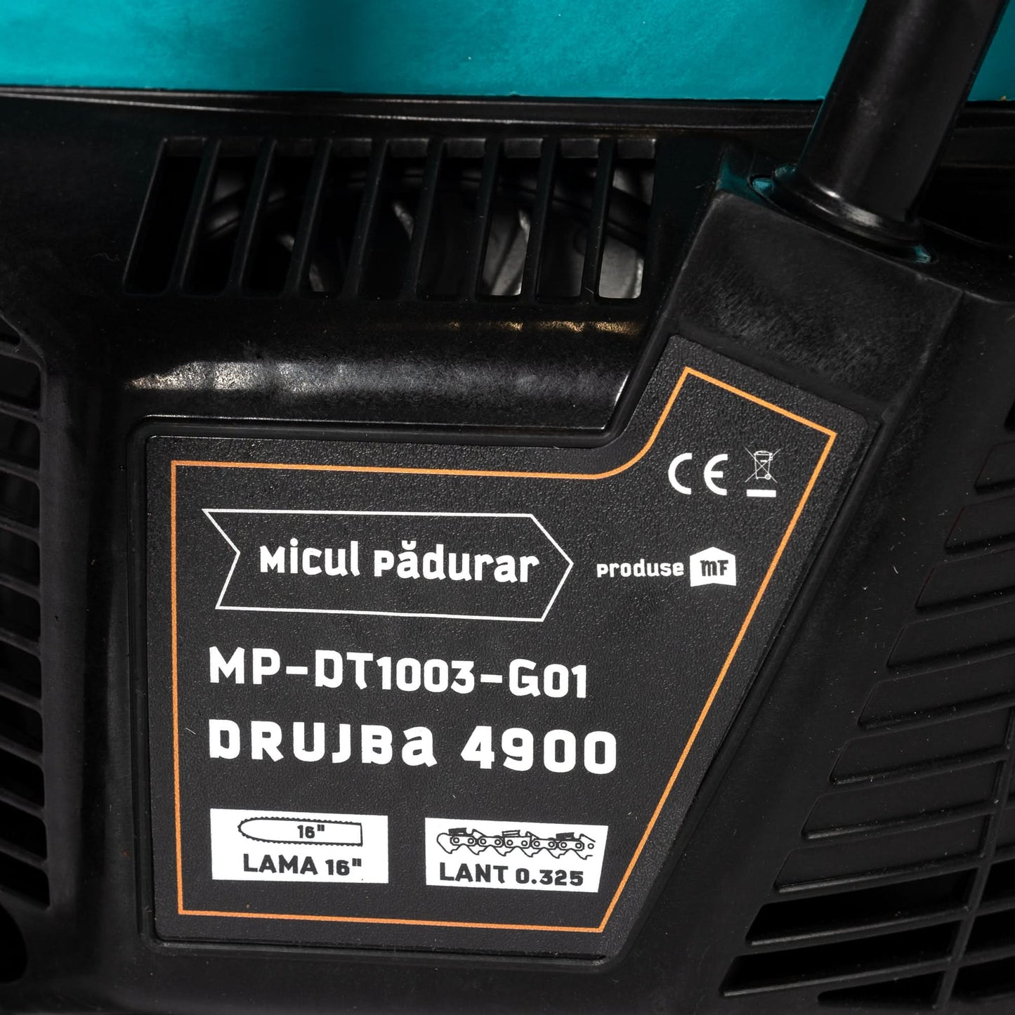 Drujba Micul Pădurar 4900 MP-DT1003-G01, 2.6 CP, Motor 2T, Lamă 16", Lant Inclus, Pornire Rapidă