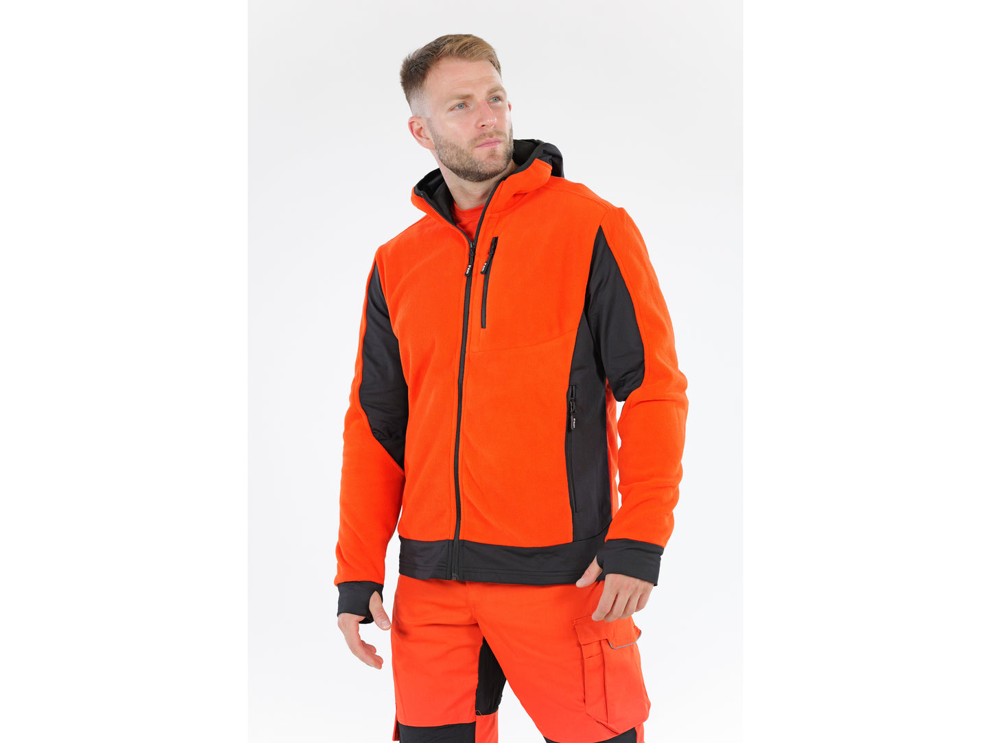 JACHETA FLEECE CU GLUGA SARNA ROSIE M