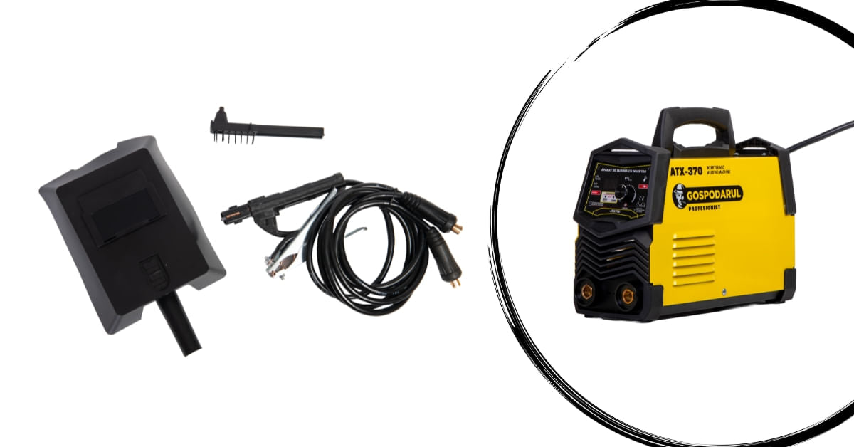Aparat sudura invertor Gospodarul Profesionist ATX370, 370A, MMA, electrozi 1.6-5mm