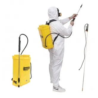 Pompa de stropit Gospodarul Profesionist 16L cu baterie, acumulator 12V, tija alama