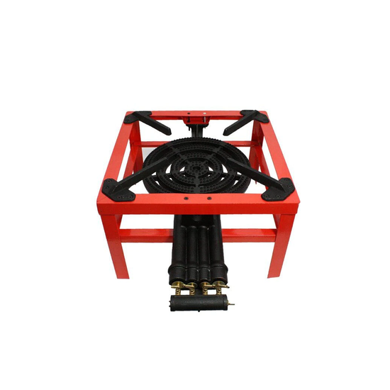 Pirostrie elefant , 4 arzatoare independente, 20.8 kW, fonta turnata
