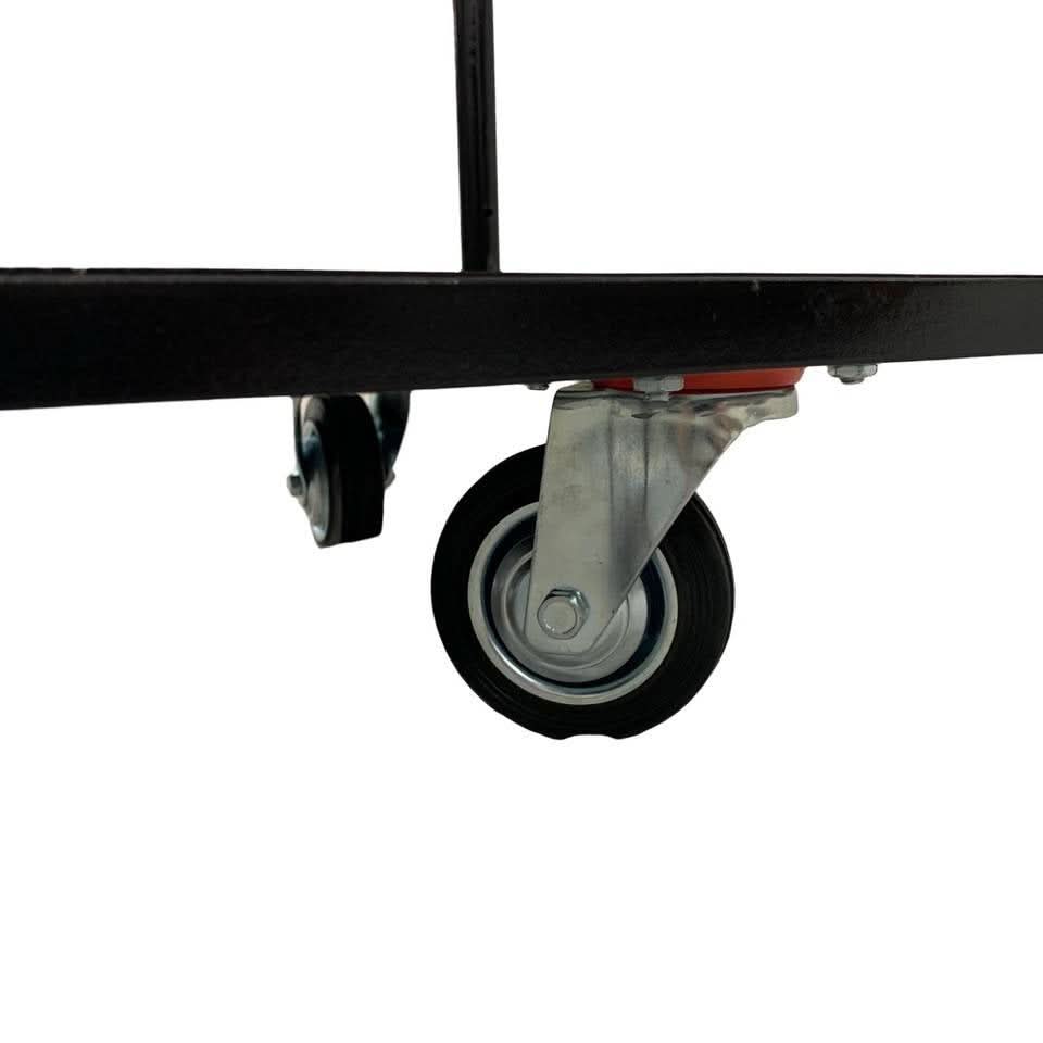 Carucior transport marfa VivaTechnix VMD-1012, platforma Tego 18 mm, 150 kg, roti 125 mm